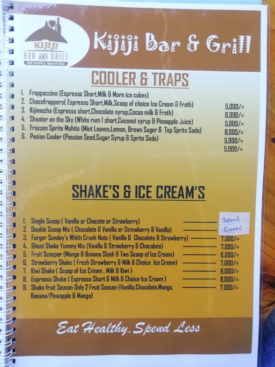 Menu Kijiji Bar & Grill-3